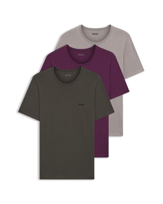 Boss Unterwäsche Top TSHIRTRN 3P CLASSIC Regular Fit in Multicolor für Herren