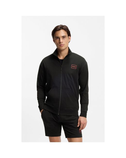 HUGO Black Relaxed-Fit Jacket for men
