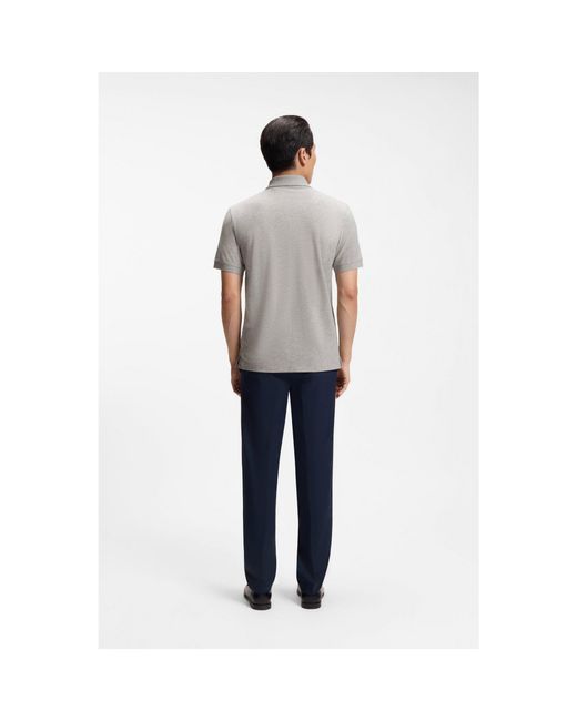 Boss Gray Pallas Polo Shirt for men