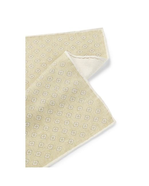 Boss Natural Printed Pocket Square for men