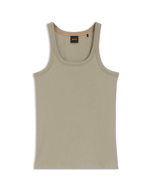 Boss Green Racer-Back Tank Top