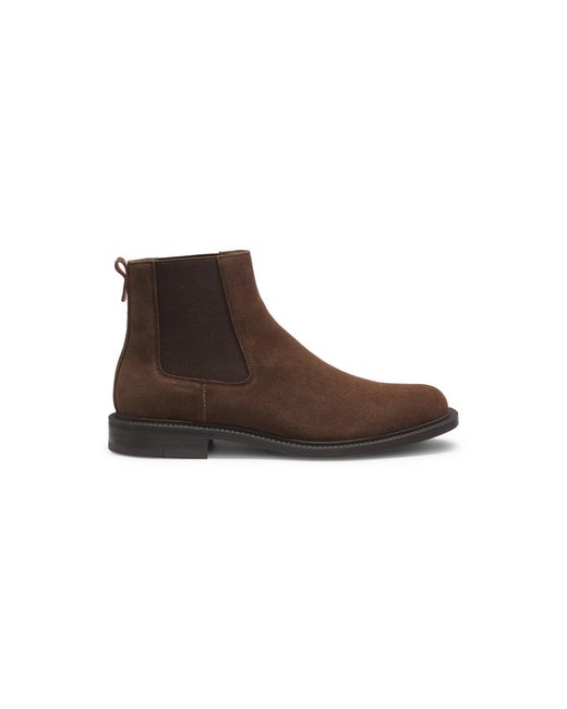 HUGO Brown Chelsea Boots for men