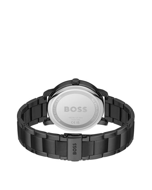 Boss Black Link-bracelet Watch With Tonal Dial for men