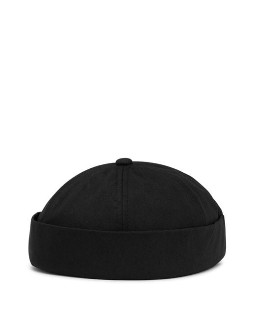 HUGO Cotton-twill Fisherman's Cap With Red Logo Label in Black for Men