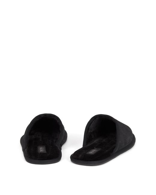 mens monogram slippers