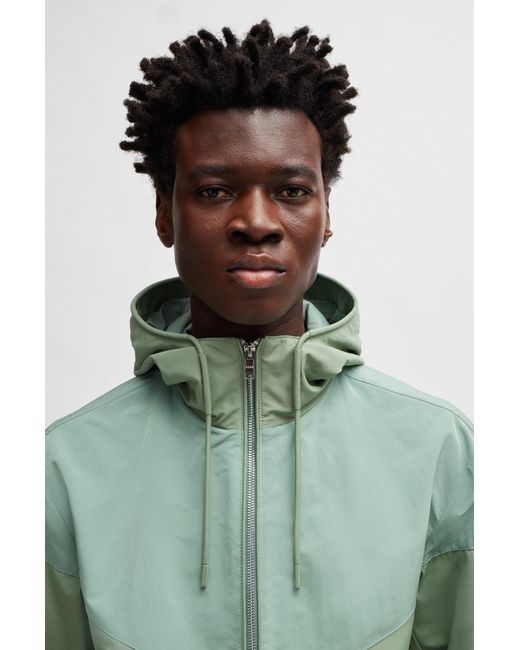 Boss Green Water-repellent Jacket In A Regular Fit for men