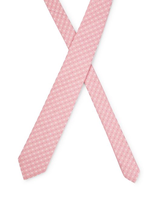 Boss Krawatte aus Seiden-Mix mit Jacquard-Muster in Pink für Herren
