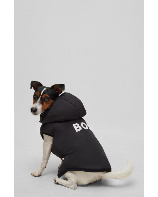 Veste logotée légère pour chien Boss en coloris Black