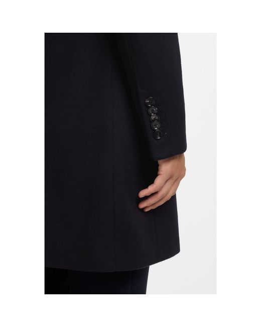Boss Black Single-Breasted Coat for men