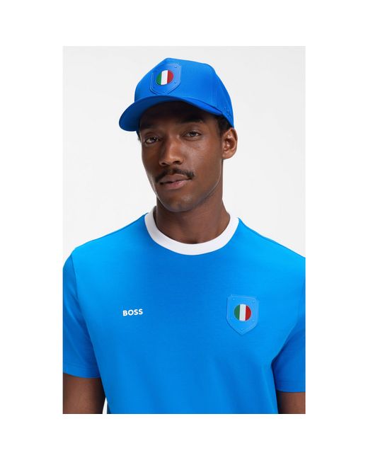 Boss Blue Logo Cap for men