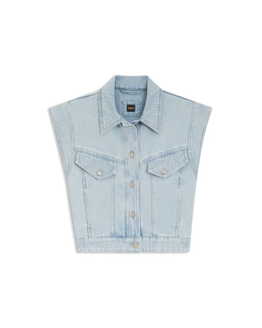 Boss Blue Regular-Fit Vest