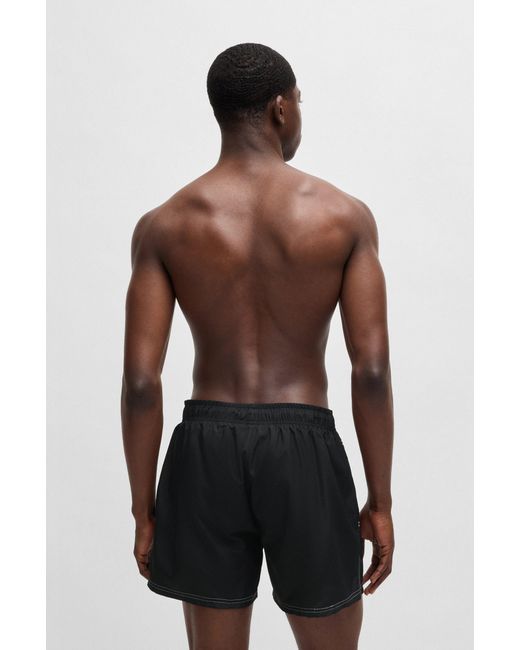 HUGO Black Men's Swim Shorts Size L for men