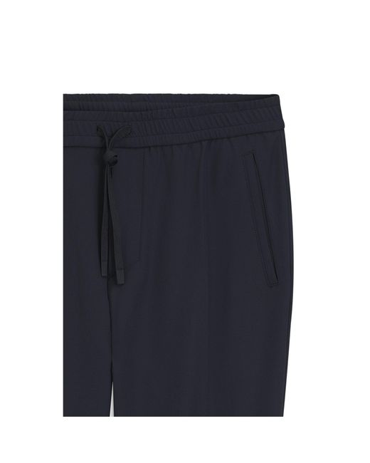 Boss Blue Tapered-Fit Trousers for men
