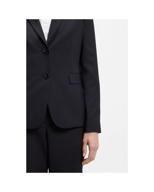 Boss Blue Slim-Fit Blazer