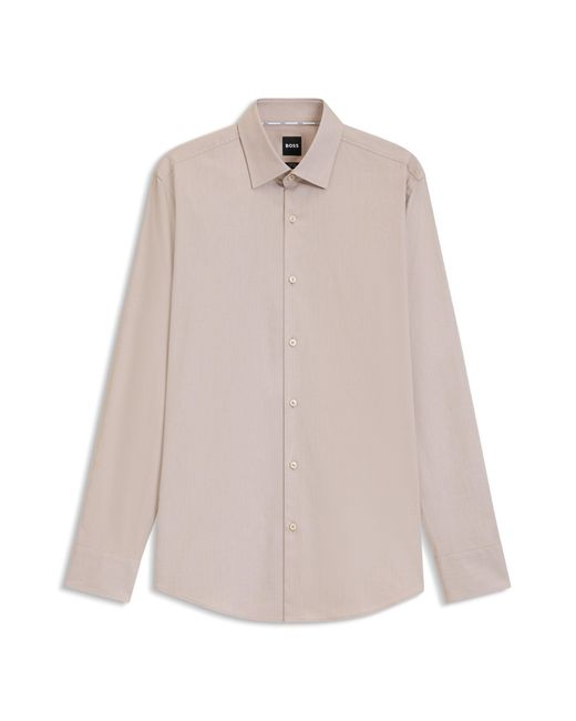 Boss Natural Beige Men's Shirts Size 15 for men