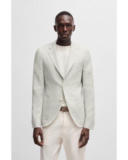 Boss White Light Grey Men's Sport Coats Size 38r for men