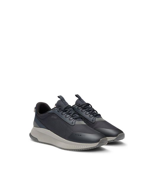 Boss Black Ttnm Evo Trainers With Ribbed Sole for men
