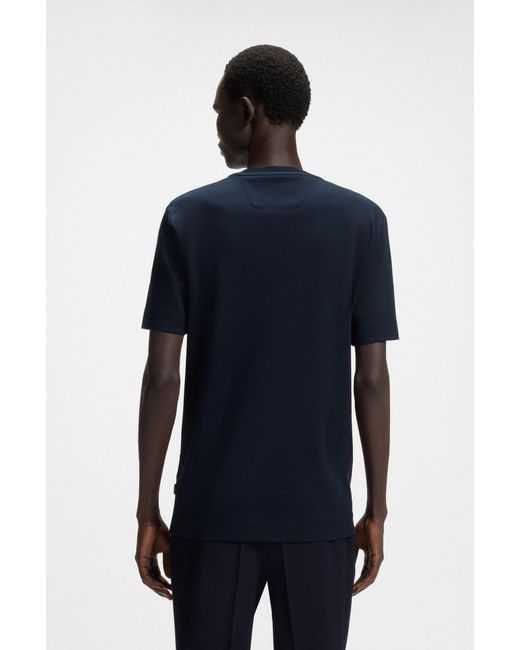 Boss Dark Blue Men's T-shirts Size M for men