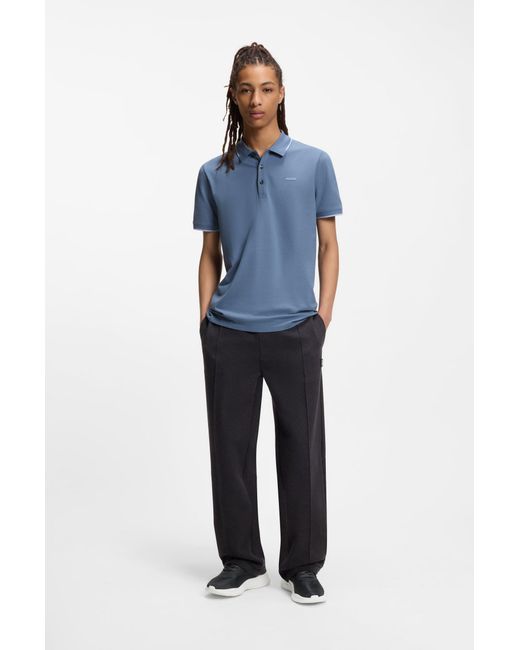 HUGO Sneakers Van Ripstop Met Met Lichte Eva-Zool in het Blue voor heren