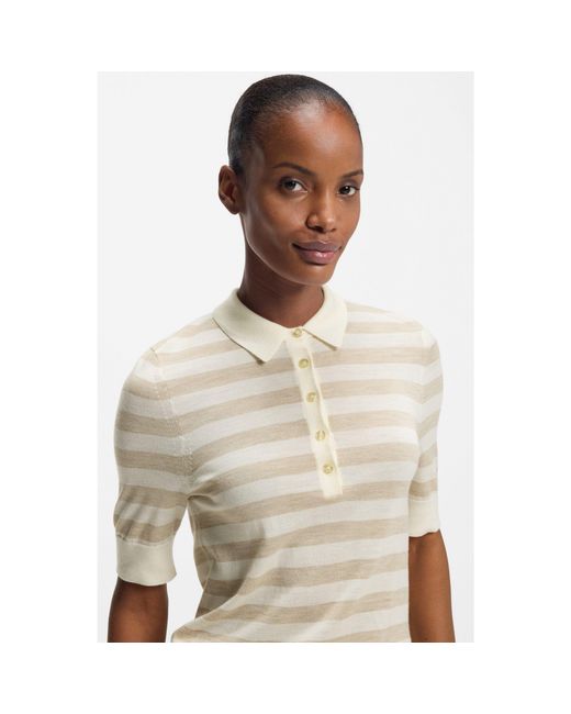 Boss Natural Knit Polo