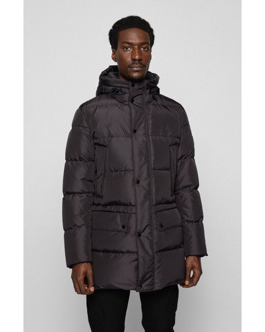 BOSS by HUGO BOSS Down-filled Parka Jacket With Water-repellent Finish ...