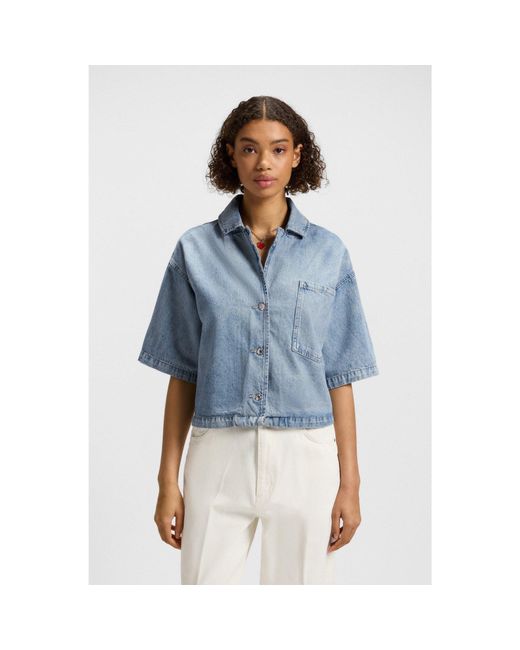 HUGO Blue Relaxed-Fit Blouse
