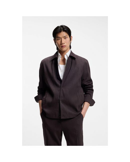 Boss Black Relaxed-Fit Overshirt for men