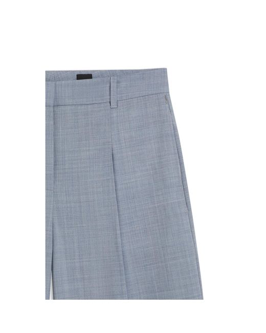 Boss Blue Regular-Fit Trousers