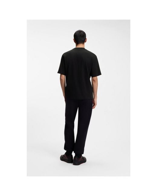 HUGO Black X Rb Relaxed-Fit T-Shirt With Bull Motif for men