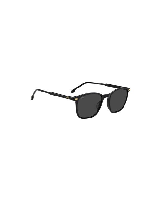 Boss Black Acetate Sunglasses With Temple Logo for men