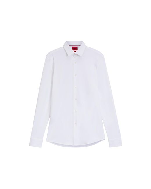 HUGO White Slim-Fit Shirt for men