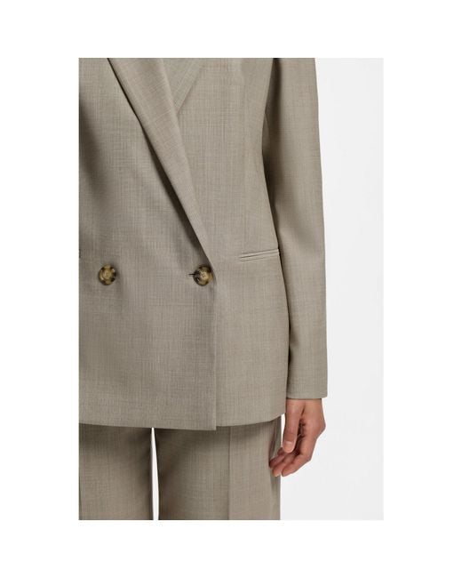 Boss Gray Regular-Fit Blazer