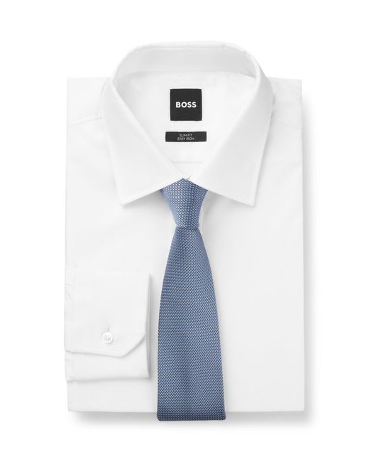 Cravatta di Boss in White da Uomo