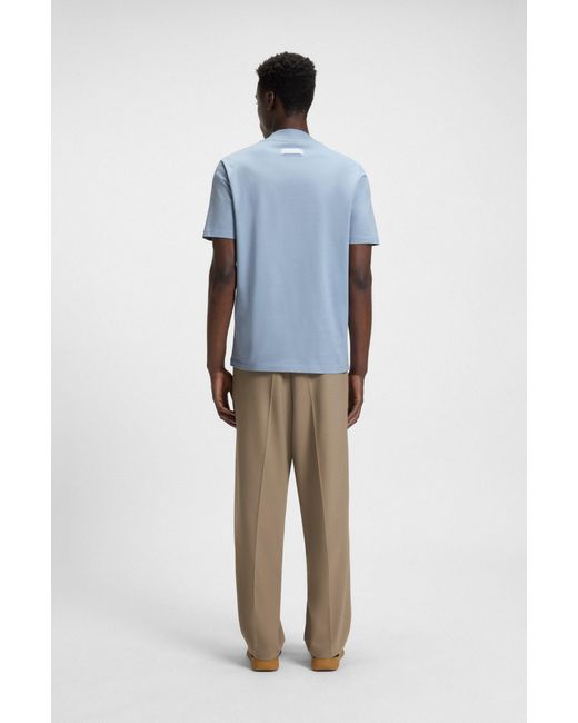 HUGO Light Blue Men's T-shirts Size L for men