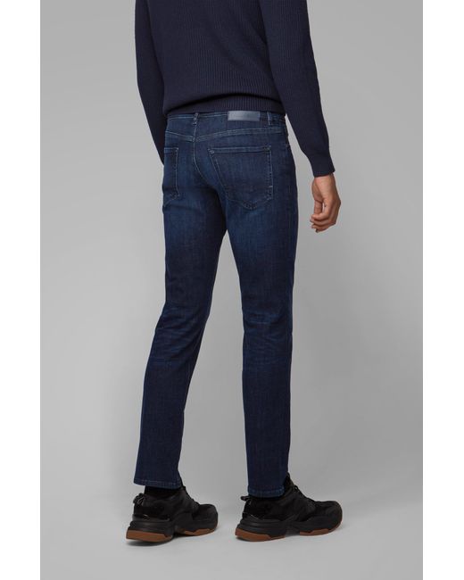 hugo boss jeans dark blue