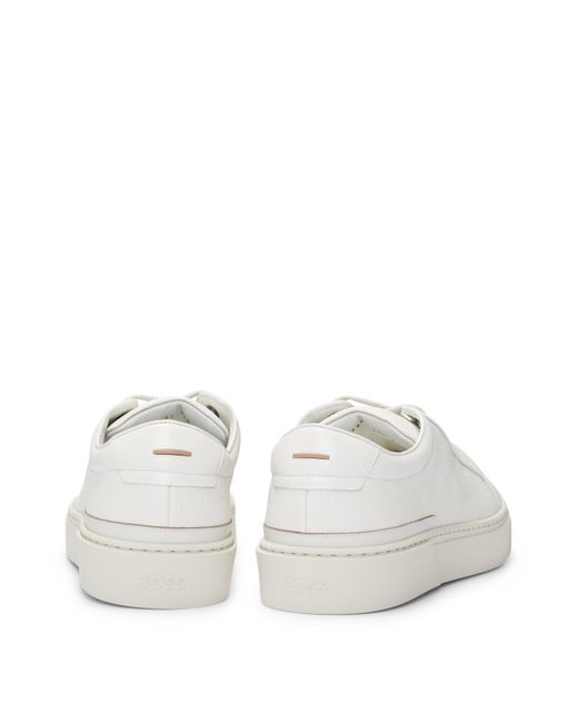 Boss White Gary Grlthd 10249655 Trainers for men