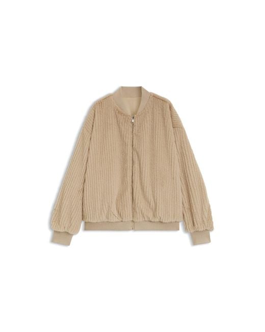 Boss Natural Reversible Relaxed-Fit Bomber