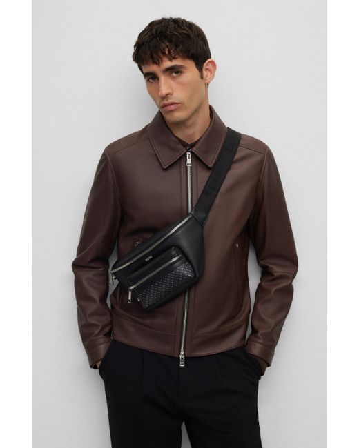 hugo boss monogram belt
