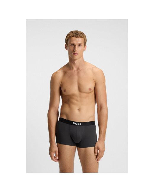 Boss Black Three-Pack Of Trunks for men