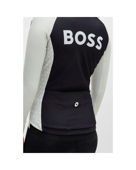 Boss Blue X Assos Thermal Jersey With Contrast Back