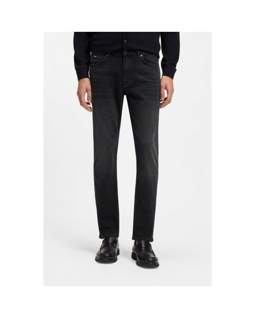 Boss Blue Delaware Slim-Fit Jeans for men