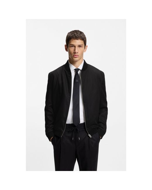 HUGO Black Slim-Fit Jacket for men