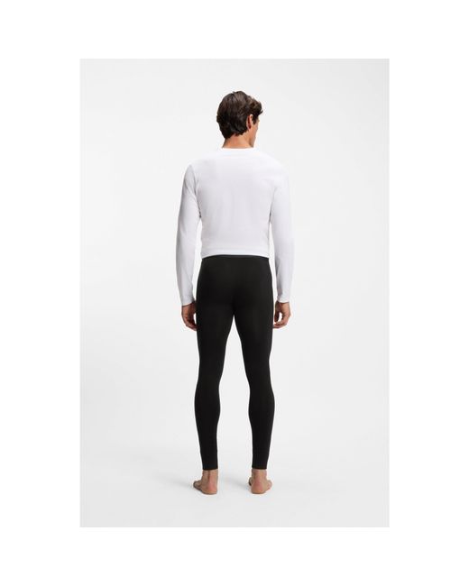 Boss Black Thermal Long Johns With Logo Waistband for men