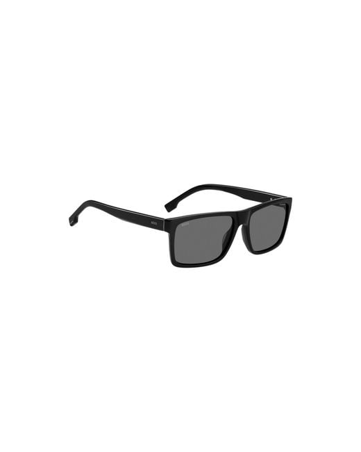 Boss Black Engraved-Logo Sunglasses for men