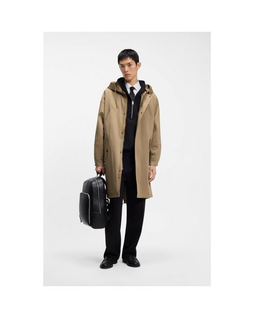 HUGO Natural Water-Repellent Parka for men