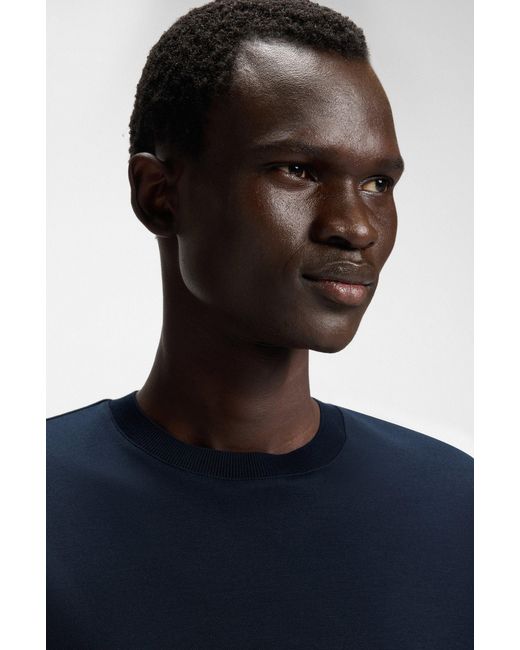 Boss Dark Blue Men's T-shirts Size M for men