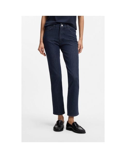 Boss Blue Regular-Fit Kick Flare Jeans