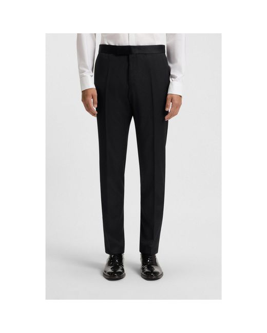 Boss Black One Slim-Fit Tuxedo Trousers for men