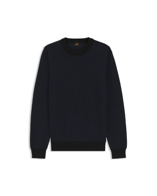 Boss Black Knitted Sweater for men
