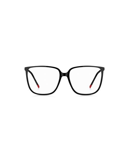 HUGO Metallic Acetate Optical Frames With-Tone Temples